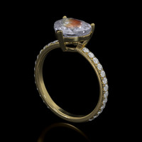 2.00 Ct. Gemstone Ring, 14K Yellow Gold 2