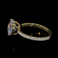 2.00 Ct. Gemstone Ring, 14K Yellow Gold 4