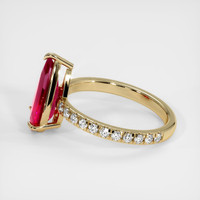 2.69 Ct. Ruby Ring, 14K Yellow Gold 4