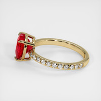 2.59 Ct. Ruby Ring, 14K Yellow Gold 4