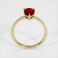 1.55 Ct. Ruby Ring, 14K Yellow Gold 3