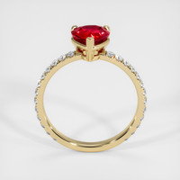 1.26 Ct. Ruby Ring, 14K Yellow Gold 3
