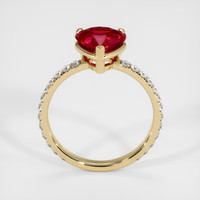 2.33 Ct. Ruby Ring, 14K Yellow Gold 3