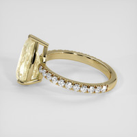 4.00 Ct. Yellow Sapphire Ring, 14K Yellow Gold 4
