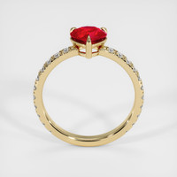 1.03 Ct. Ruby Ring, 14K Yellow Gold 3