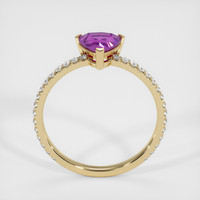 0.52 Ct. Sapphire Ring, 14K Yellow Gold 3