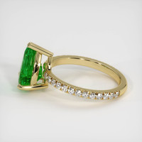 2.25 Ct. Emerald Ring, 18K Yellow Gold 4
