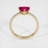 1.16 Ct. Ruby Ring, 18K Yellow Gold 3