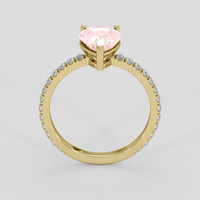 2.03 Ct. Padparadscha Sapphire Ring, 18K Yellow Gold 3