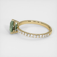 1.34 Ct. Sapphire Ring, 18K Yellow Gold 4