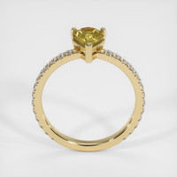 1.11 Ct. Yellow Sapphire Ring, 18K Yellow Gold 3