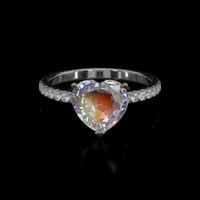 2.00 Ct. Gemstone Ring, 14K Yellow & White 1