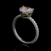 2.00 Ct. Gemstone Ring, 14K Yellow & White 2