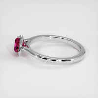 0.67 Ct. Ruby Ring, Platinum 950 4