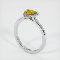 0.77 Ct. Sapphire Ring, Platinum 950 2