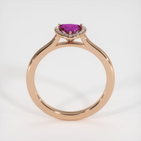 0.73 Ct. Pink Sapphire Ring, 14K Rose Gold 3