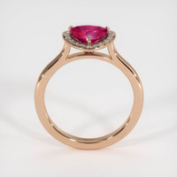 1.16 Ct. Ruby Ring, 14K Rose Gold 3