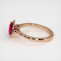 1.16 Ct. Ruby Ring, 14K Rose Gold 4