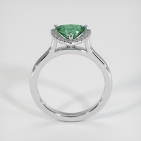 1.40 Ct. Bluish Green Sapphire Ring, 10K White Gold 3