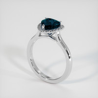 2.69 Ct. Sapphire Ring, 14K White Gold 2