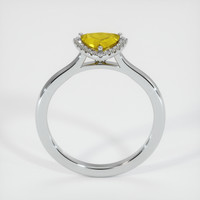 0.77 Ct. Sapphire Ring, 14K White Gold 3