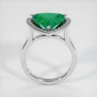 4.29 Ct. Emerald Ring, 18K White Gold 3