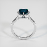 2.69 Ct. Sapphire Ring, 18K White Gold 3