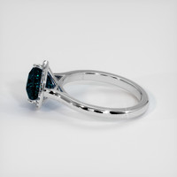 2.69 Ct. Sapphire Ring, 18K White Gold 4
