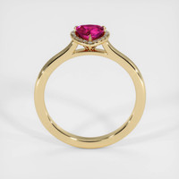 0.67 Ct. Ruby Ring, 14K Yellow Gold 3