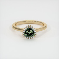 0.98 Ct. Sapphire Ring, 14K Yellow Gold 1