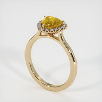 1.84 Ct. Yellow Sapphire Ring, 14K Yellow Gold 2
