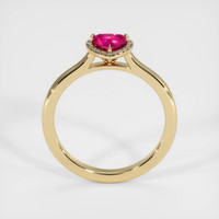 0.60 Ct. Ruby Ring, 18K Yellow Gold 3