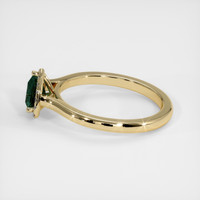 0.83 Ct. Sapphire Ring, 18K Yellow Gold 4
