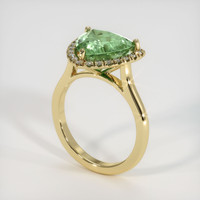 6.36 Ct. Sapphire Ring, 18K Yellow Gold 2