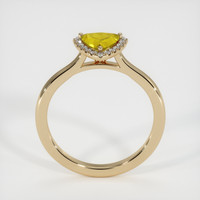 0.77 Ct. Yellow Sapphire Ring, 18K Yellow Gold 3