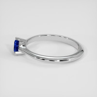 0.70 Ct. Blue Sapphire Ring, Platinum 950 4