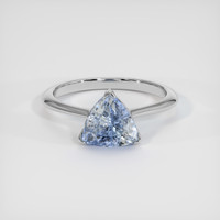 2.18 Ct. Bi Color Sapphire Ring, 10K White Gold 1