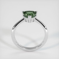 1.33 Ct. Green Sapphire Ring, 10K White Gold 3