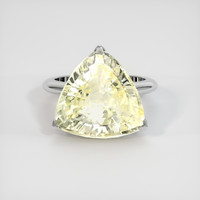 9.23 Ct. Sapphire Ring, 14K White Gold 1