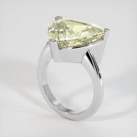 9.23 Ct. Sapphire Ring, 14K White Gold 2