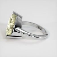 9.23 Ct. Sapphire Ring, 14K White Gold 4