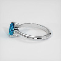 2.20 Ct. Gemstone Ring, 18K White Gold 4