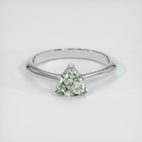 0.96 Ct. Sapphire Ring, 18K White Gold 1