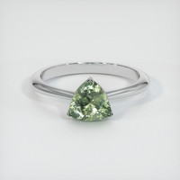 1.34 Ct. Sapphire Ring, 18K White Gold 1