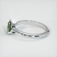 1.34 Ct. Sapphire Ring, 18K White Gold 4