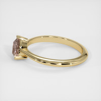 0.91 Ct. Sapphire Ring, 14K Yellow Gold 4