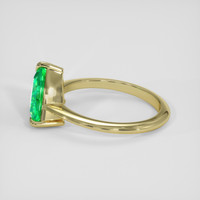 1.88 Ct. Emerald Ring, 18K Yellow Gold 4