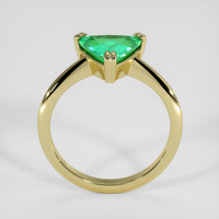1.88 Ct. Emerald Ring, 18K Yellow Gold 3