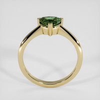 1.20 Ct. Green Sapphire Ring, 18K Yellow Gold 3