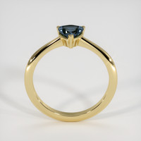 0.56 Ct. Sapphire Ring, 18K Yellow Gold 3